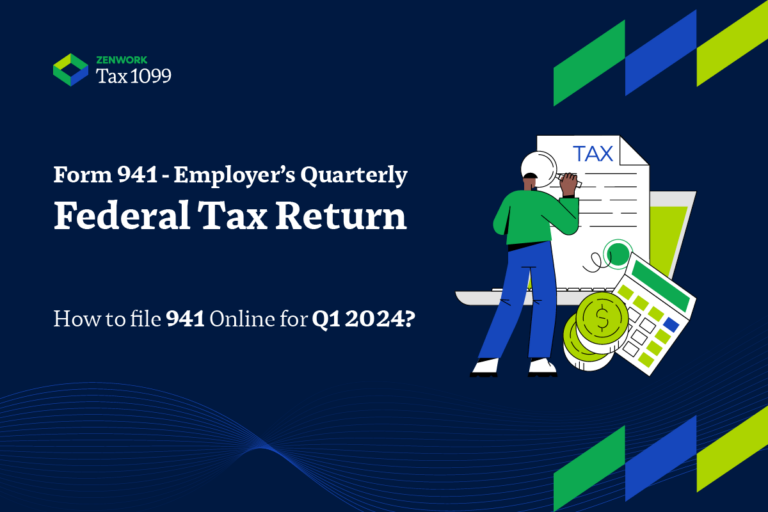 What is Form 941? How to file 941 Online for Q1 2024? Tax1099 Blog