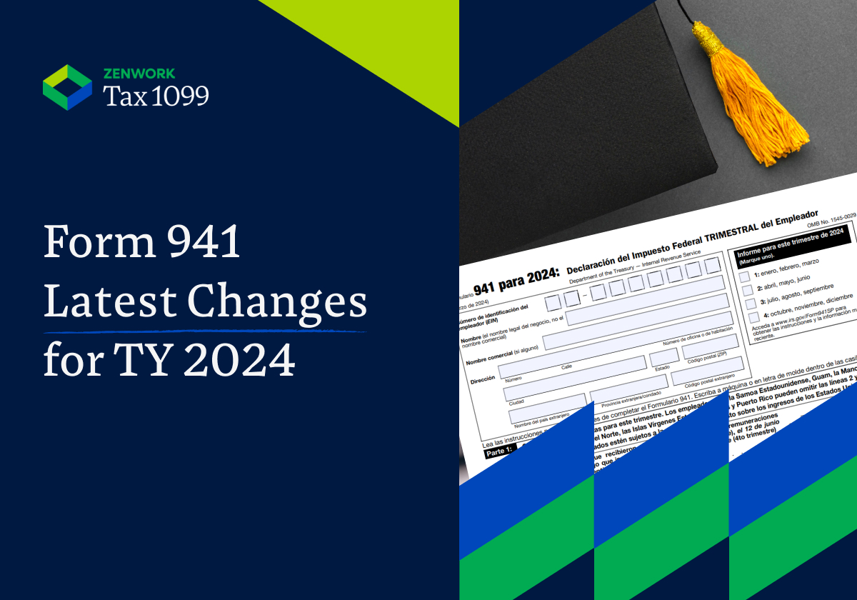 IRS Changes for Form 941 for TY 2024