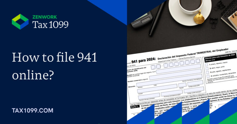 How to File Form 941 Online for Q3? | Tax1099 Blog