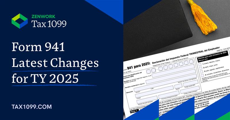 Form 941 changes