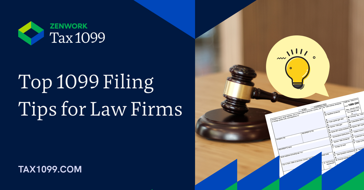 top 1099 filing tips for law firms