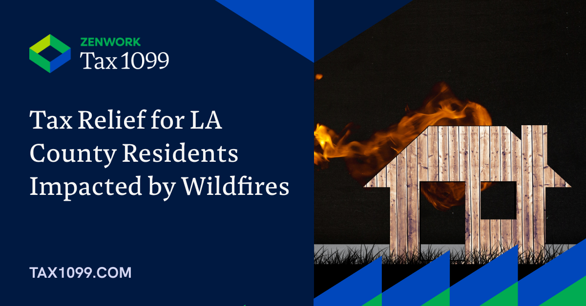 Tax relief for California LA Wildfire victims