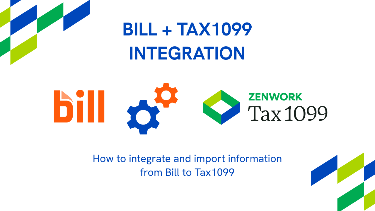 BILL Integration with Tax1099